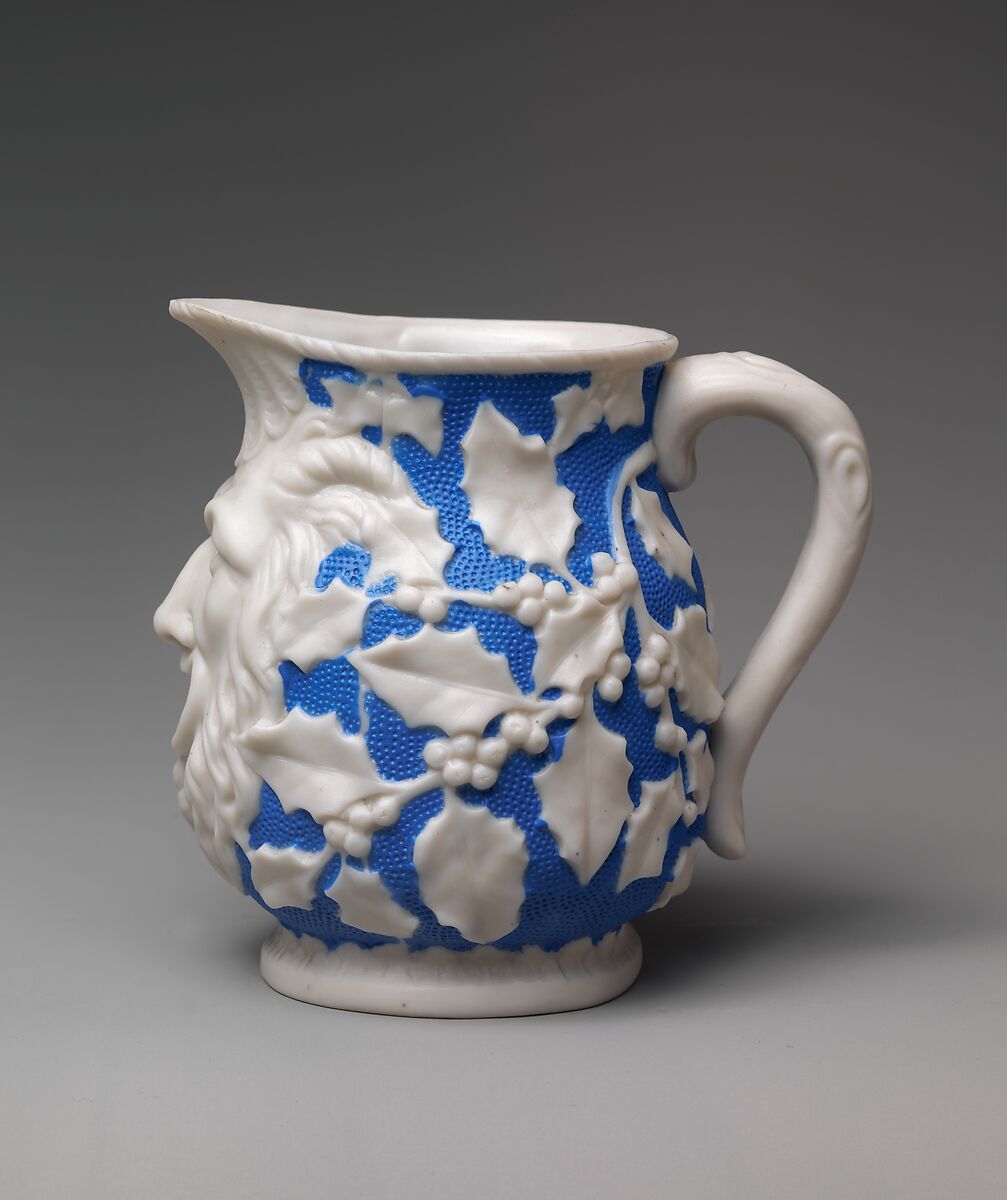 Pitcher, Parian porcelain, American 