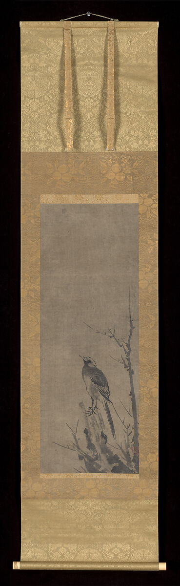 Bird, After Kenkō Shōkei (Japanese, active ca. 1478–ca. 1523), Paint on paper, Japan