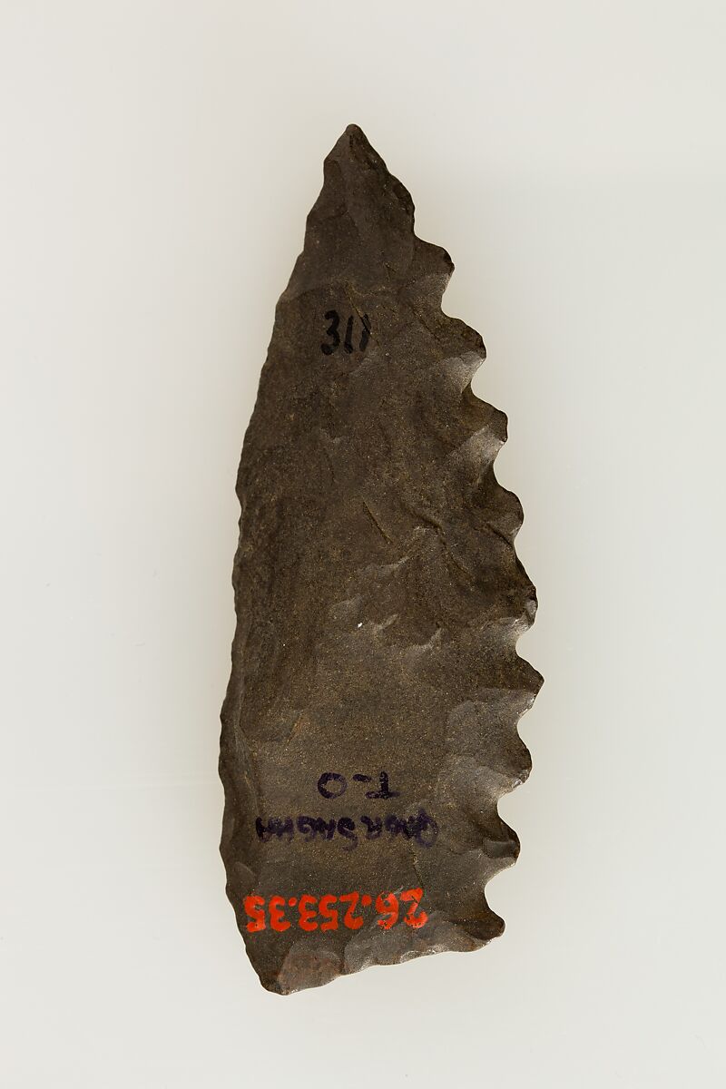 Bifacial Sickle Insert, Flint