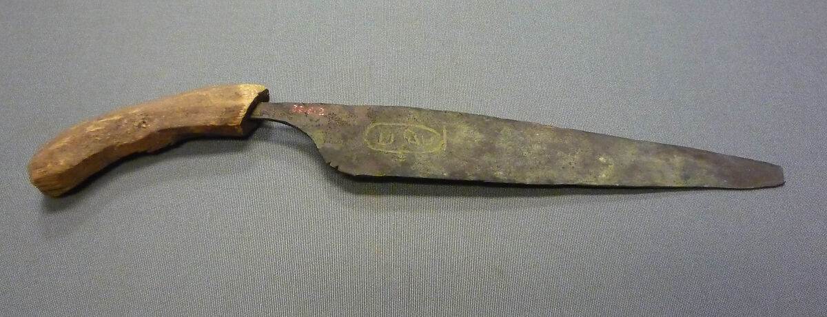 Model Saw, Bronze or copper alloy, wood 