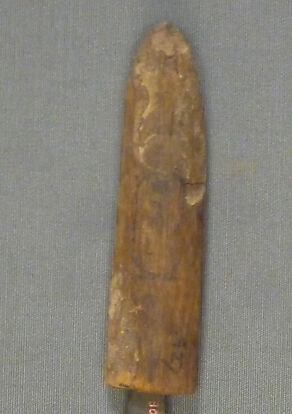Model Chisel from the Foundation Deposit for Hatshepsut's Tomb, Bronze or copper alloy, wood