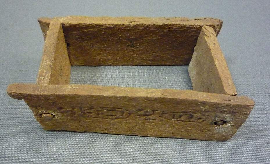 Model Brick Mold from the Foundation Deposit for Hatshepsut's Tomb, New  Kingdom