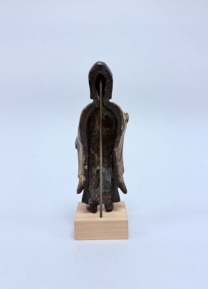 Standing Buddha, Gilt bronze, Korea