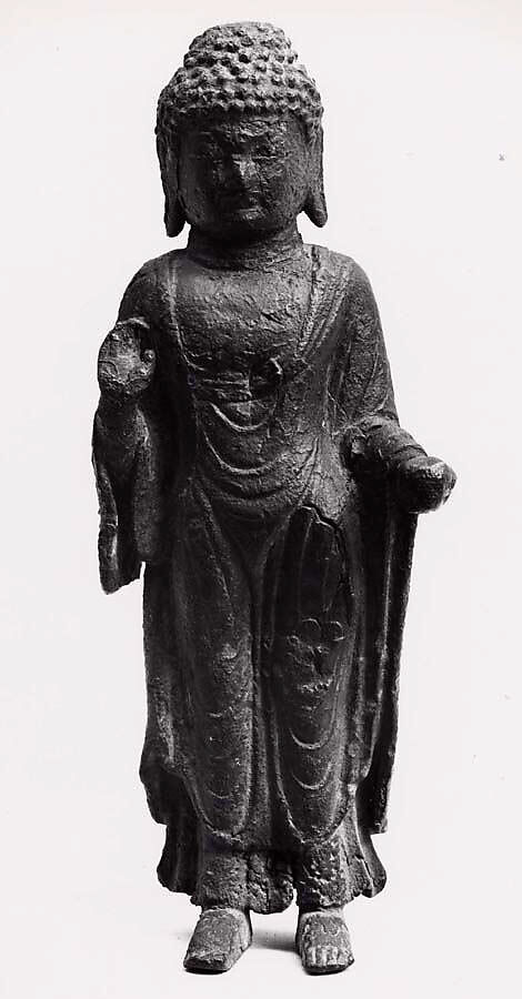 Buddha of Medicine (Bhasyajaguru), Bronze, Korea 