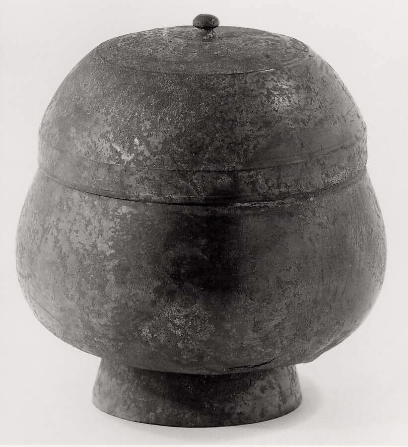 Lidded bowl, Bronze, Korea