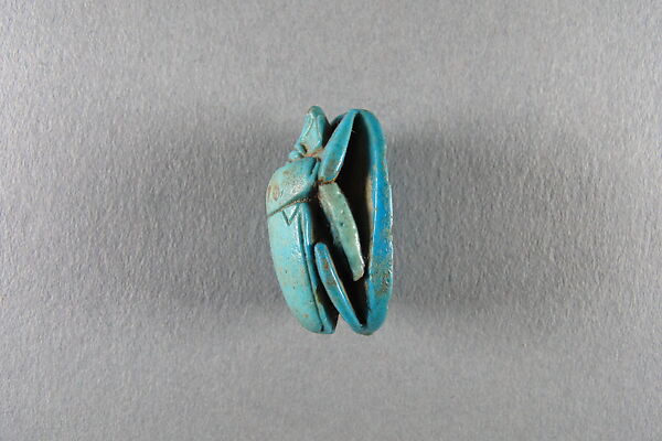 Scarab of Menkheperre, Faience