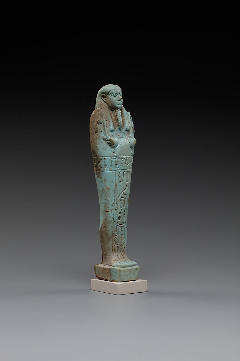Shabti of Nesbanebdjedet, Faience