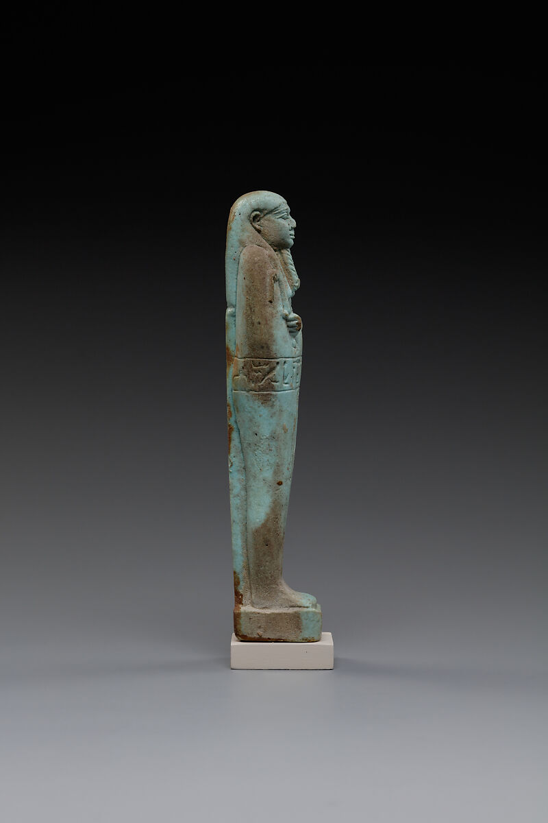 Shabti of Nesbanebdjedet, Faience