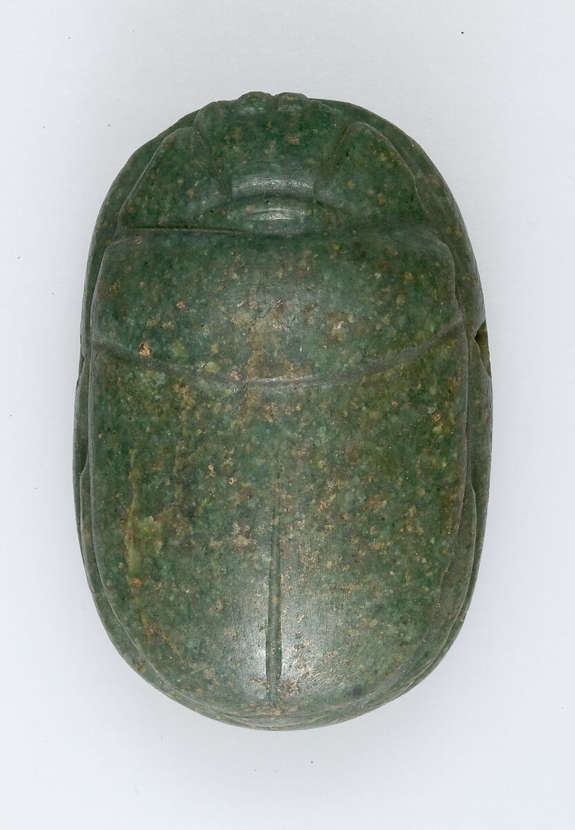 Heart Scarab, Green serpentinite