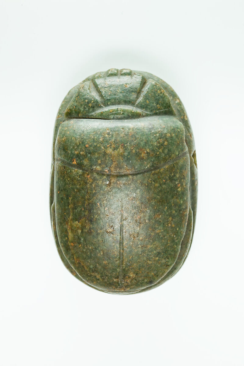 Heart Scarab, Green serpentinite