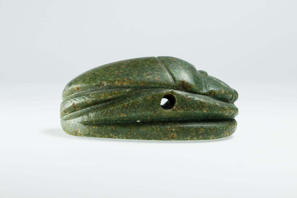 Heart Scarab, Green serpentinite