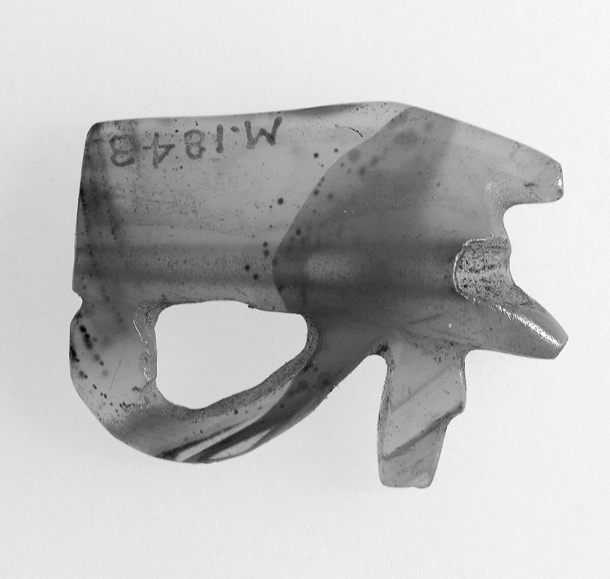 Wedjat Eye Amulet, Agate