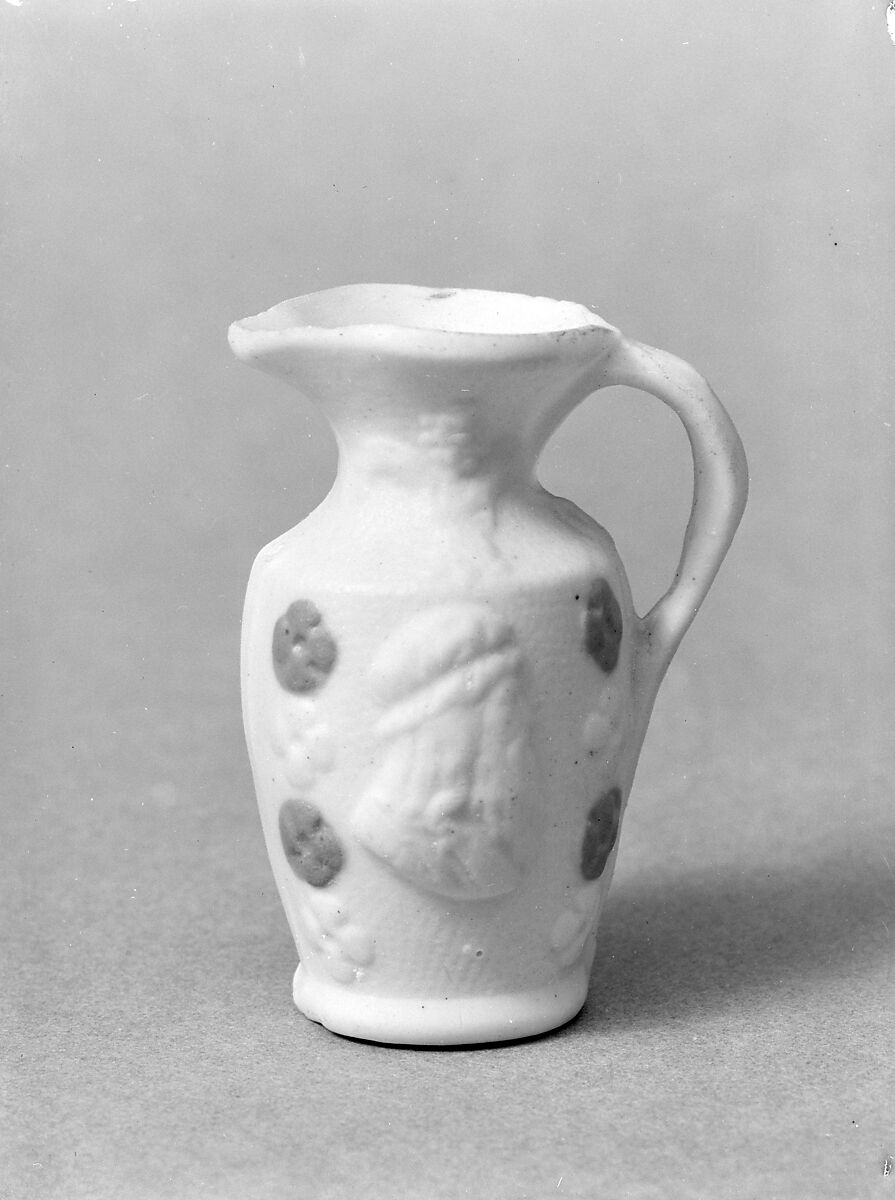 Pitcher, Parian porcelain, American 