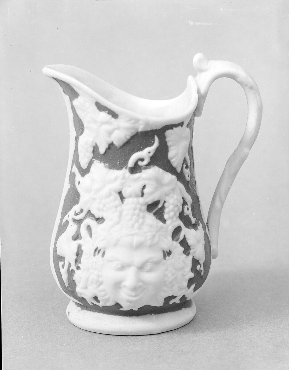 Pitcher, Parian porcelain, American 
