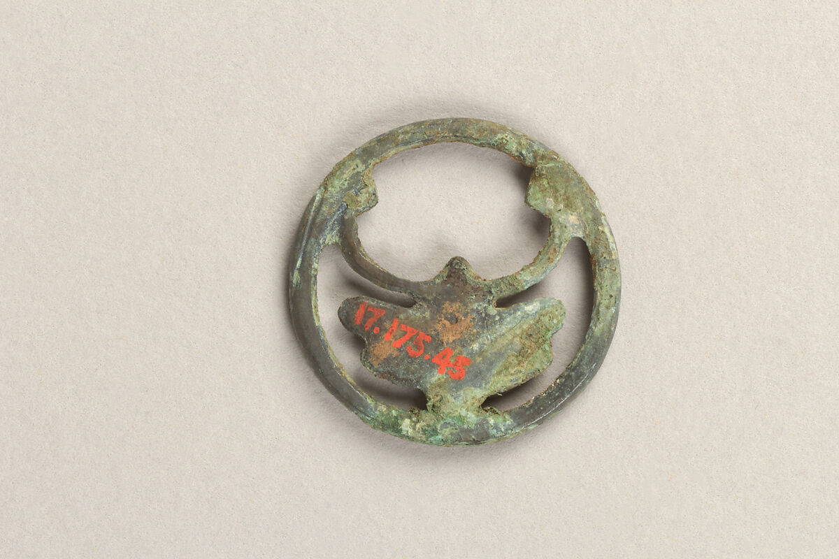 Ornament with insect, Bronze, Korea