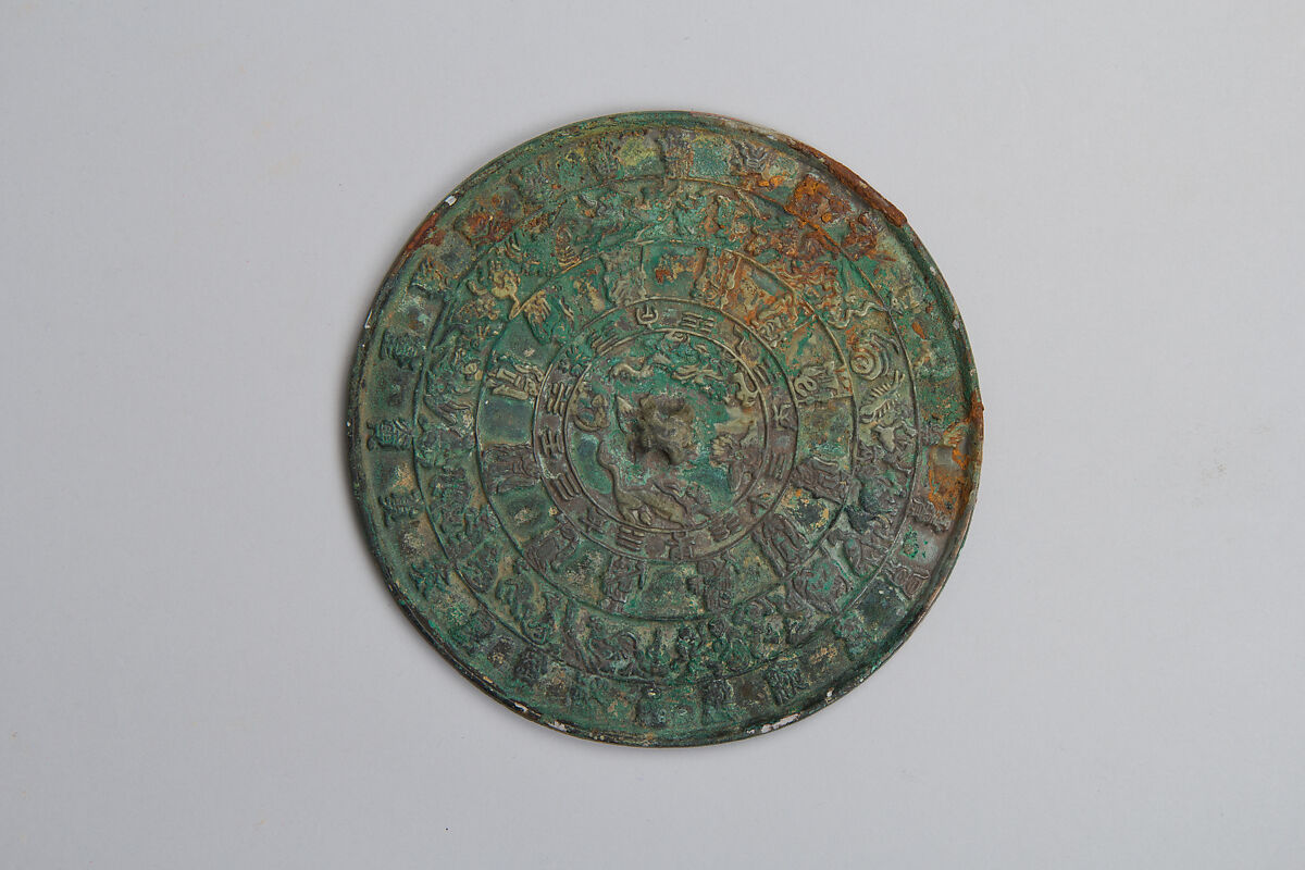 Mirror, Bronze, Korea 