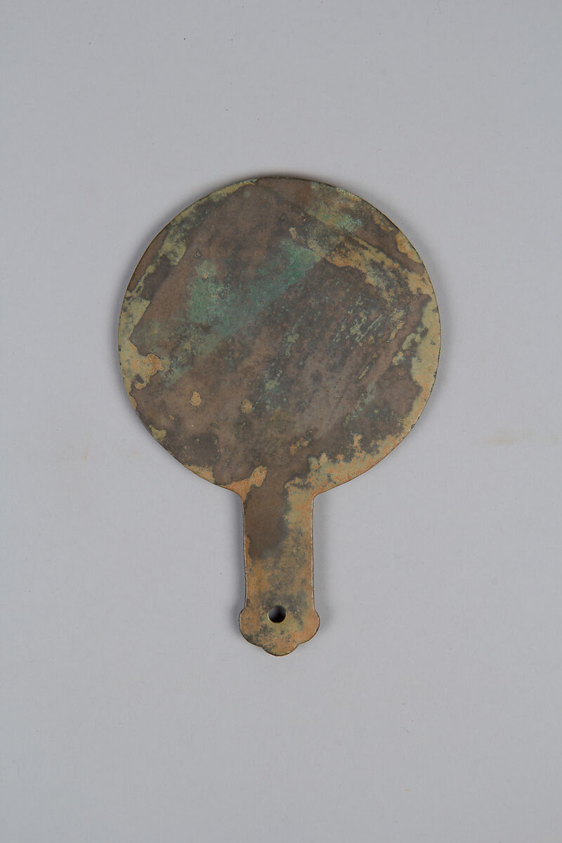 Mirror with handle, Bronze, Korea