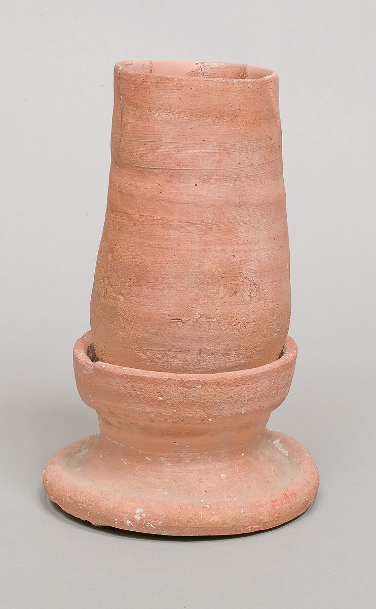 Situla shaped jar, Pottery, paint 