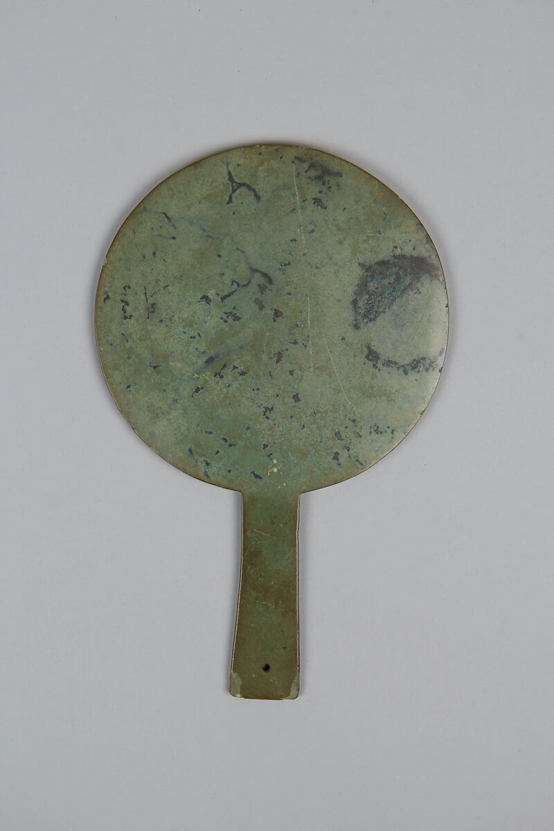Mirror with handle, Bronze, Korea