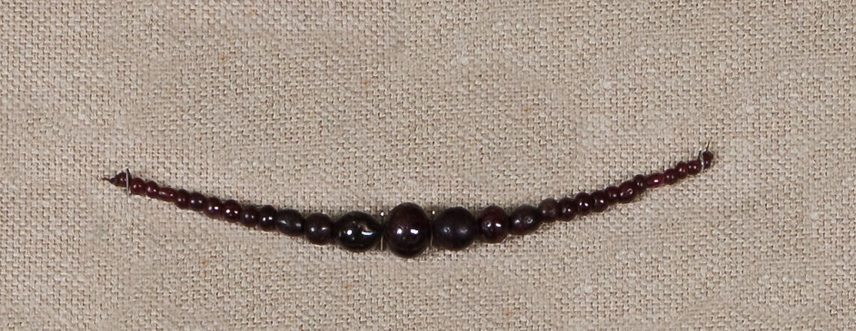 String of Ball Beads, Garnet 