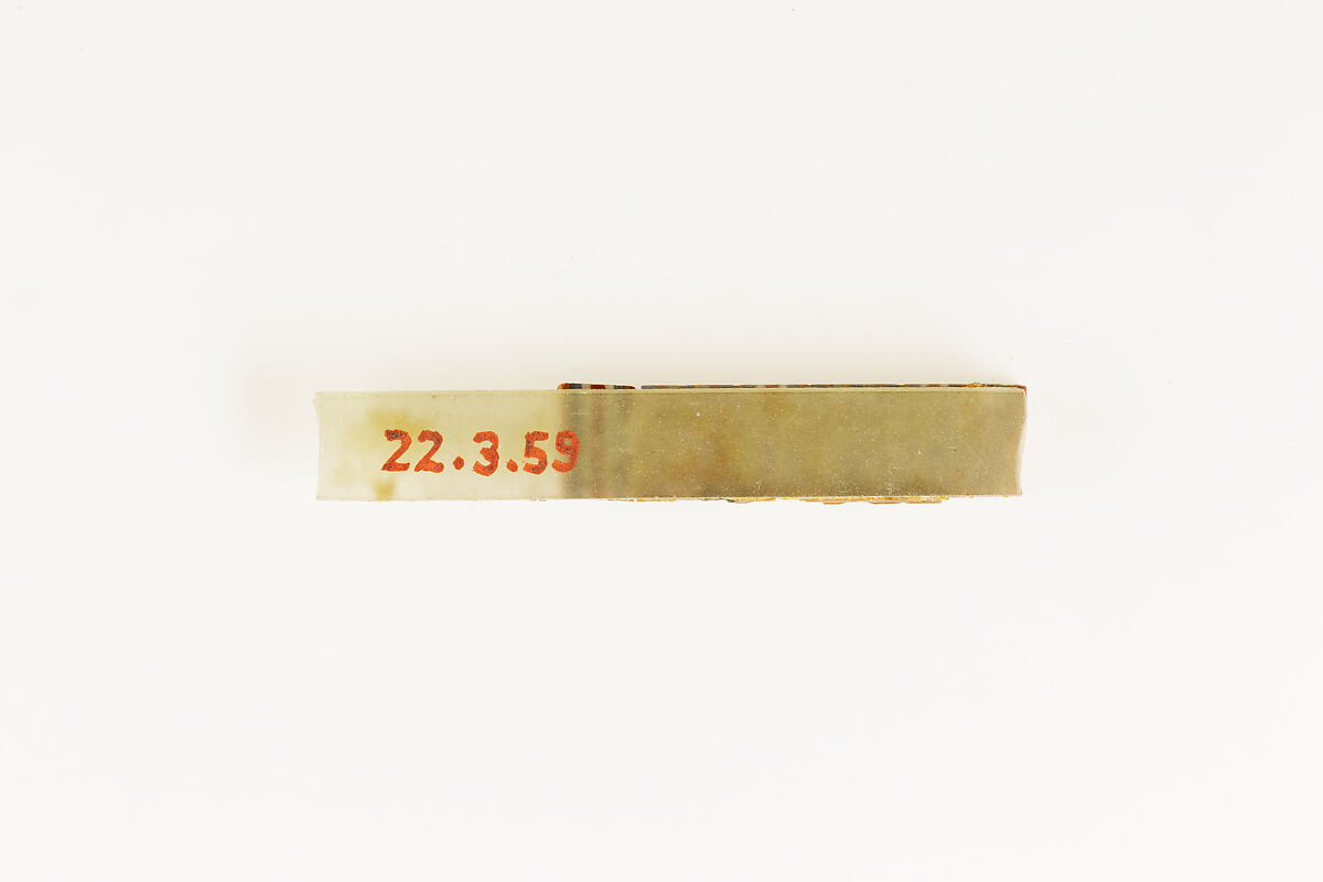 Fragment of  mosaic glass inlay, Mosaic glass