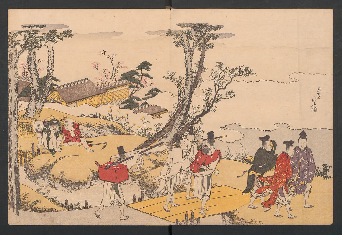 Brocade Prints of the Thirty-six Poetesses (Nishiki zuri onna sanjūrokkasen) 錦摺女三十六歌仙, Chōbunsai (Hosoda) Eishi , 鳥文斎(細田)栄之 (Japanese, 1756–1829), Ink and color on paper, Japan