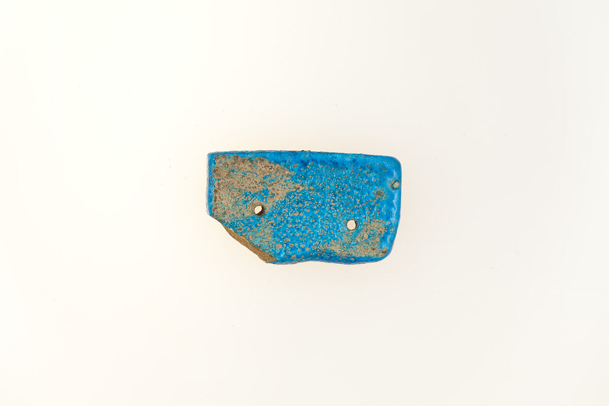 Menat fragment, Faience