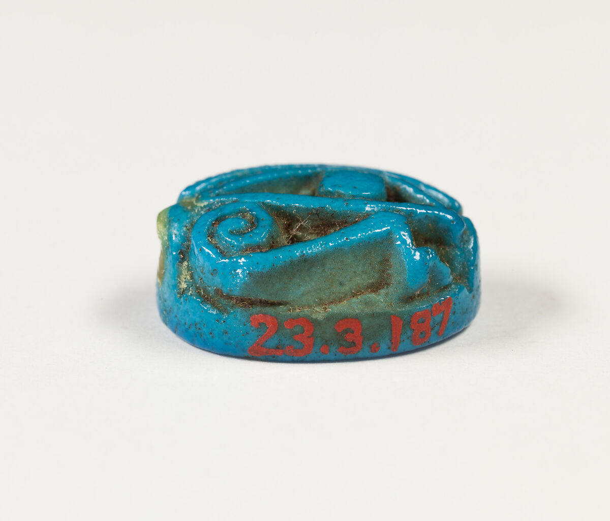 Scarab, Blue faience