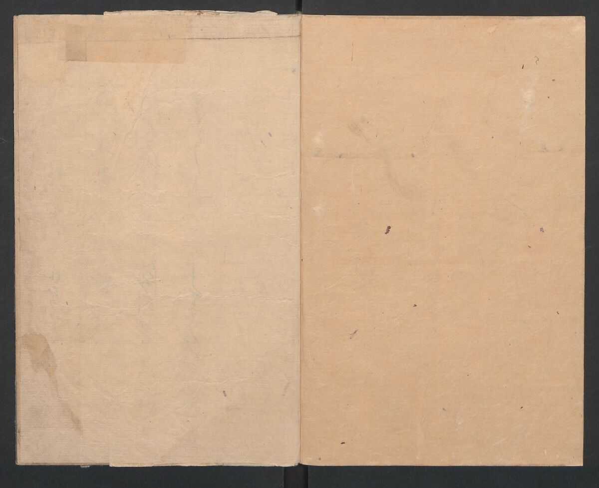 Illustrated Book of Humorous Poems "Mountain on Mountain" (Ehon Kyōka yama mata yama)  絵本狂歌山満多山, Katsushika Hokusai 葛飾北斎 (Japanese, Tokyo (Edo) 1760–1849 Tokyo (Edo)), Three volumes; ink and color on paper, Japan