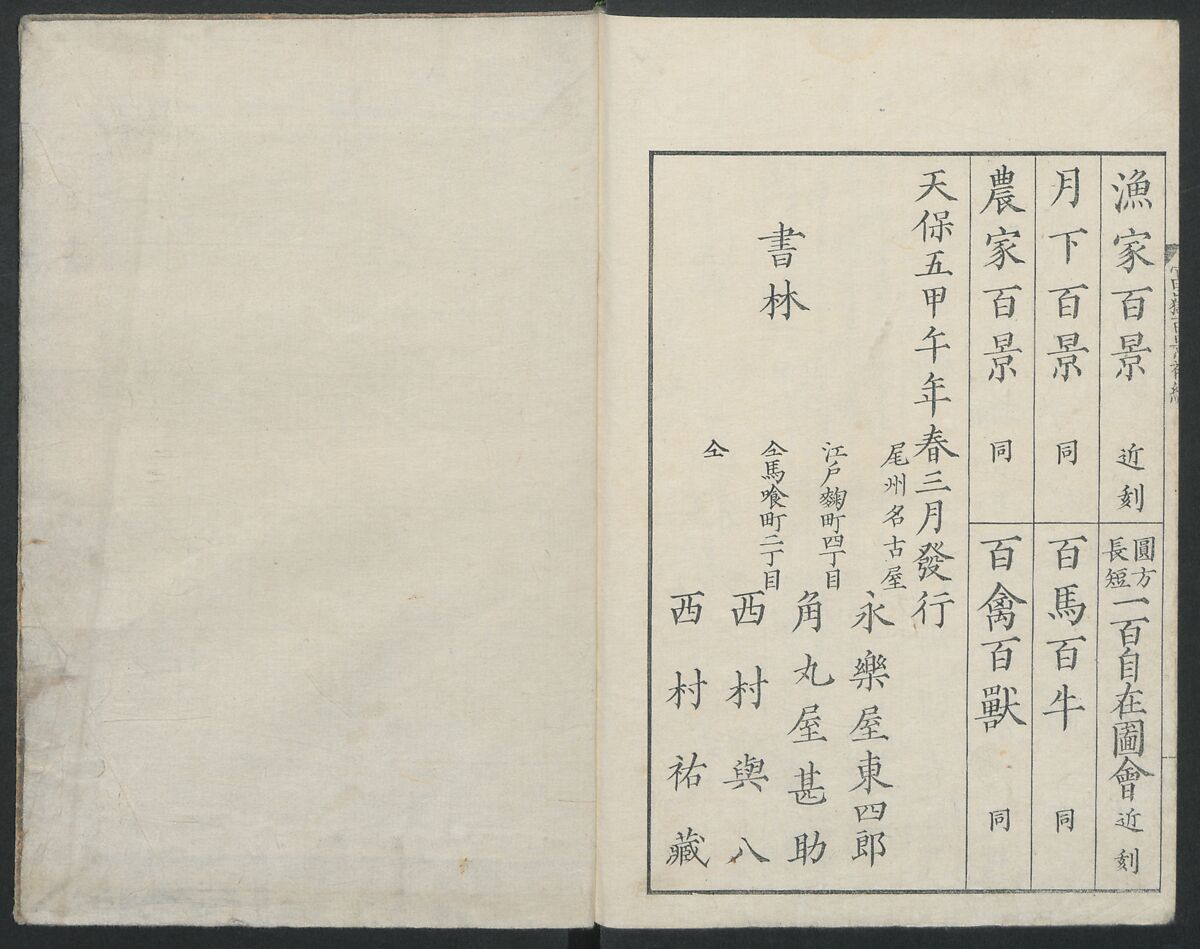 One Hundred Views of Mount Fuji (Fugaku Hyakkei shohen) 富嶽百景 初編, Katsushika Hokusai 葛飾北斎 (Japanese, Tokyo (Edo) 1760–1849 Tokyo (Edo)), Woodblock print; ink on paper, Japan