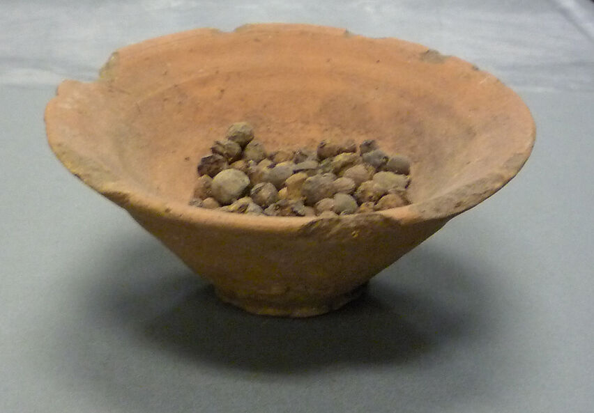 Bowl of Jujube Berries, Pottery, jujubes