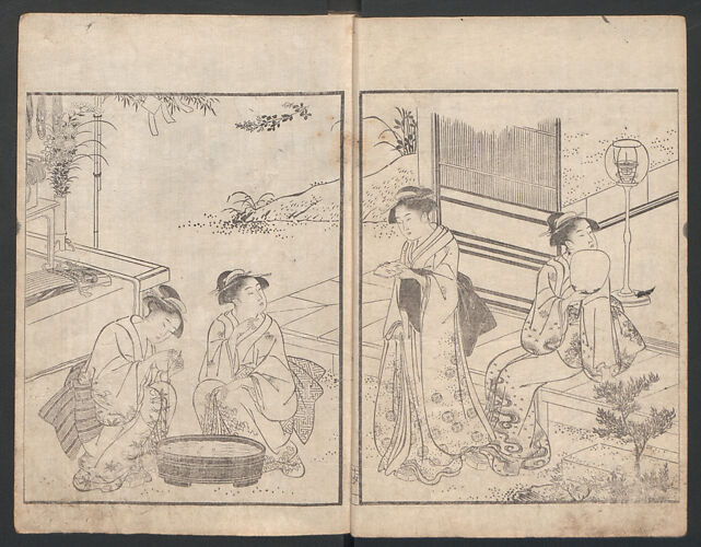 Illustrated Book of Kyōka (comic poems) 