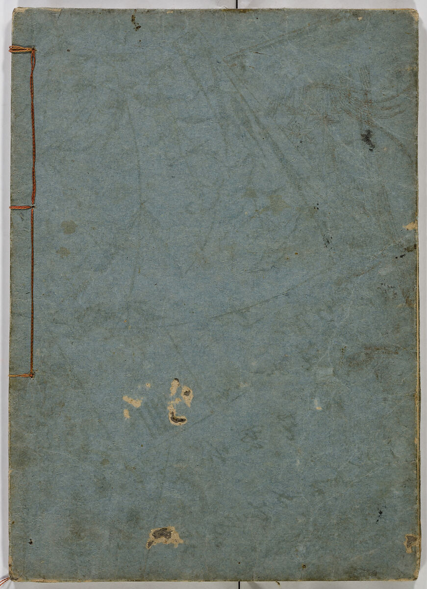 Ehon Genji Monogatari, Terai Shosen, Three volumes; ink on paper, Japan