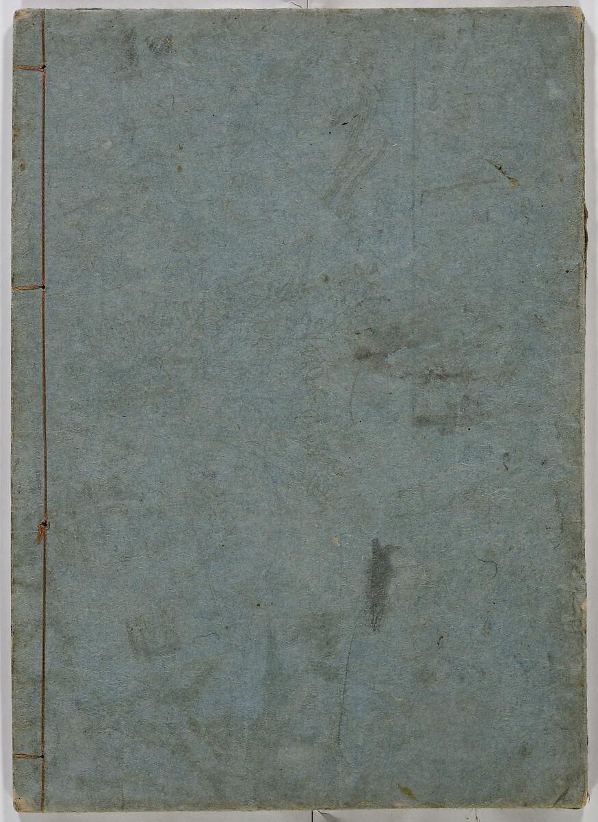 Ehon Genji Monogatari, Terai Shosen, Three volumes; ink on paper, Japan