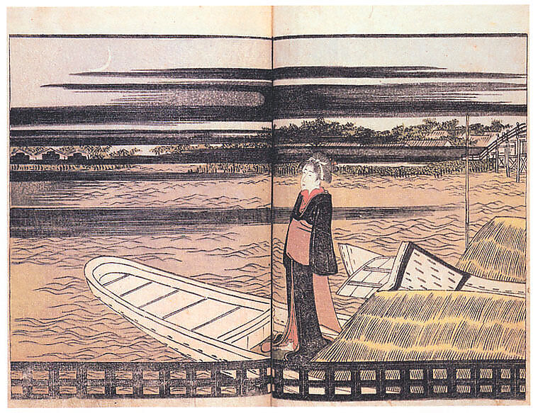 Illustrated Book of the Current Fashion, Utagawa Toyokuni I (Japanese, 1769–1825), Two volumes; polychrome woodblock printed book; ink and color on paper, Japan