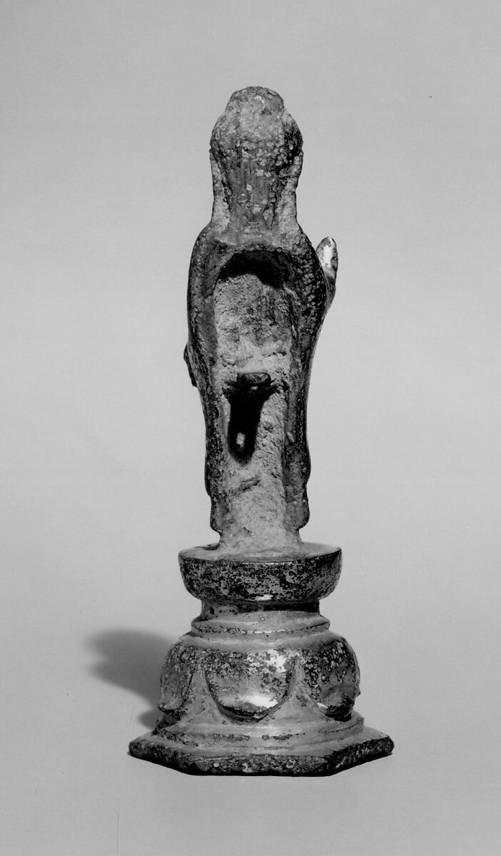 Buddha on Lotus Throne, Gilt bronze, Korea