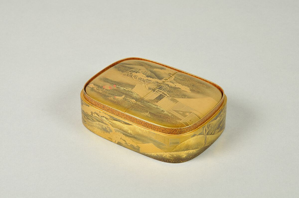Incense Box, Lacquer, Japan