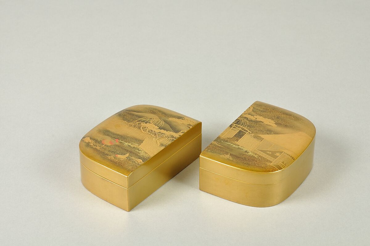 Incense Box, Lacquer, Japan