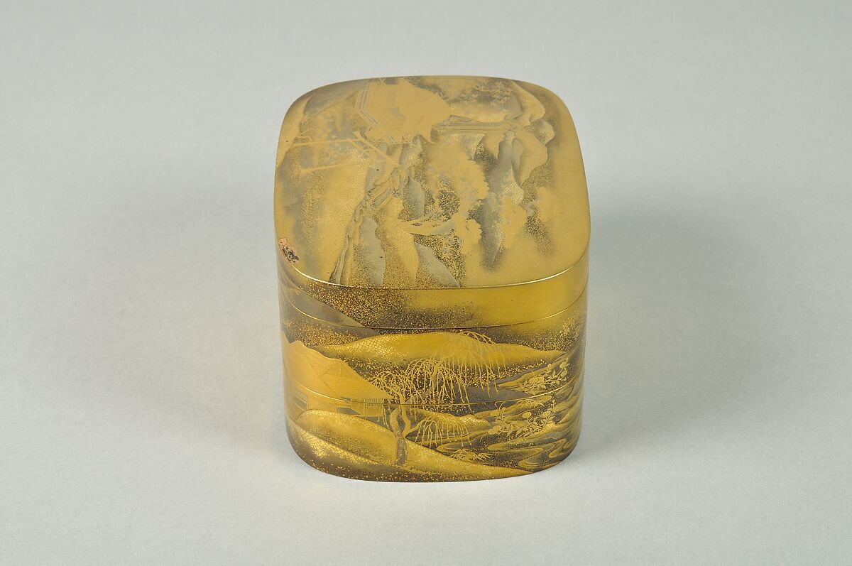 Incense Box, Lacquer, Japan