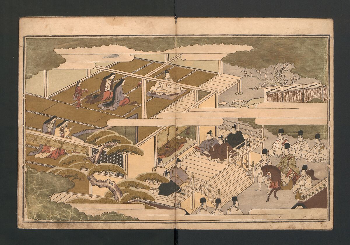 Picture Book with Playful Poems for the Young God Ebisu (Ehon waka Ebisu) 絵本龢謌夷, Kitagawa Utamaro 喜多川歌麿 (Japanese, ca. 1754–1806), Polychrome woodblock printed book; ink and color on paper, Japan