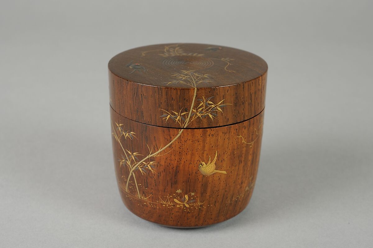 Tea Caddy, Lacquer on wood, Japan