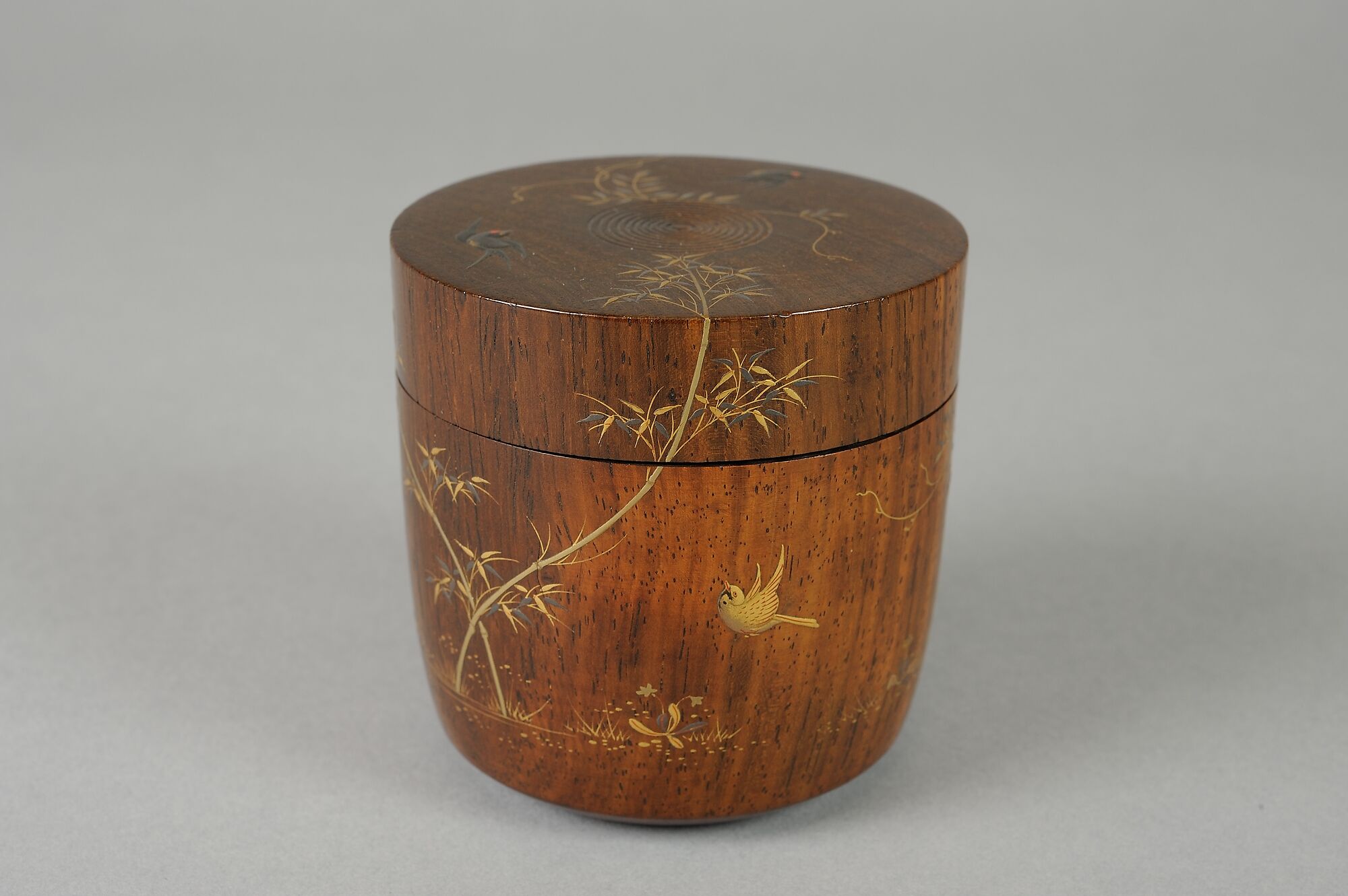極美品 錫半 松竹梅 茶壺 /Suzuhan Pewter Tea Caddy source
