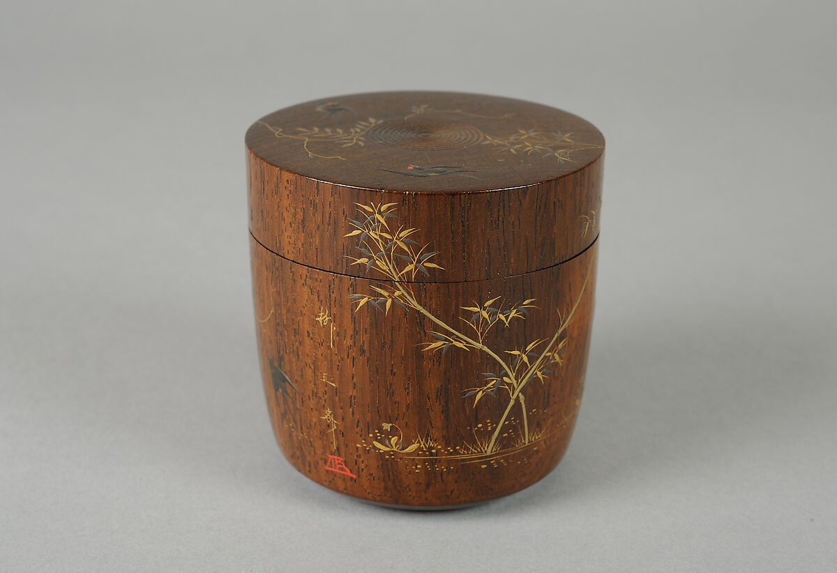 Tea Caddy, Lacquer on wood, Japan 