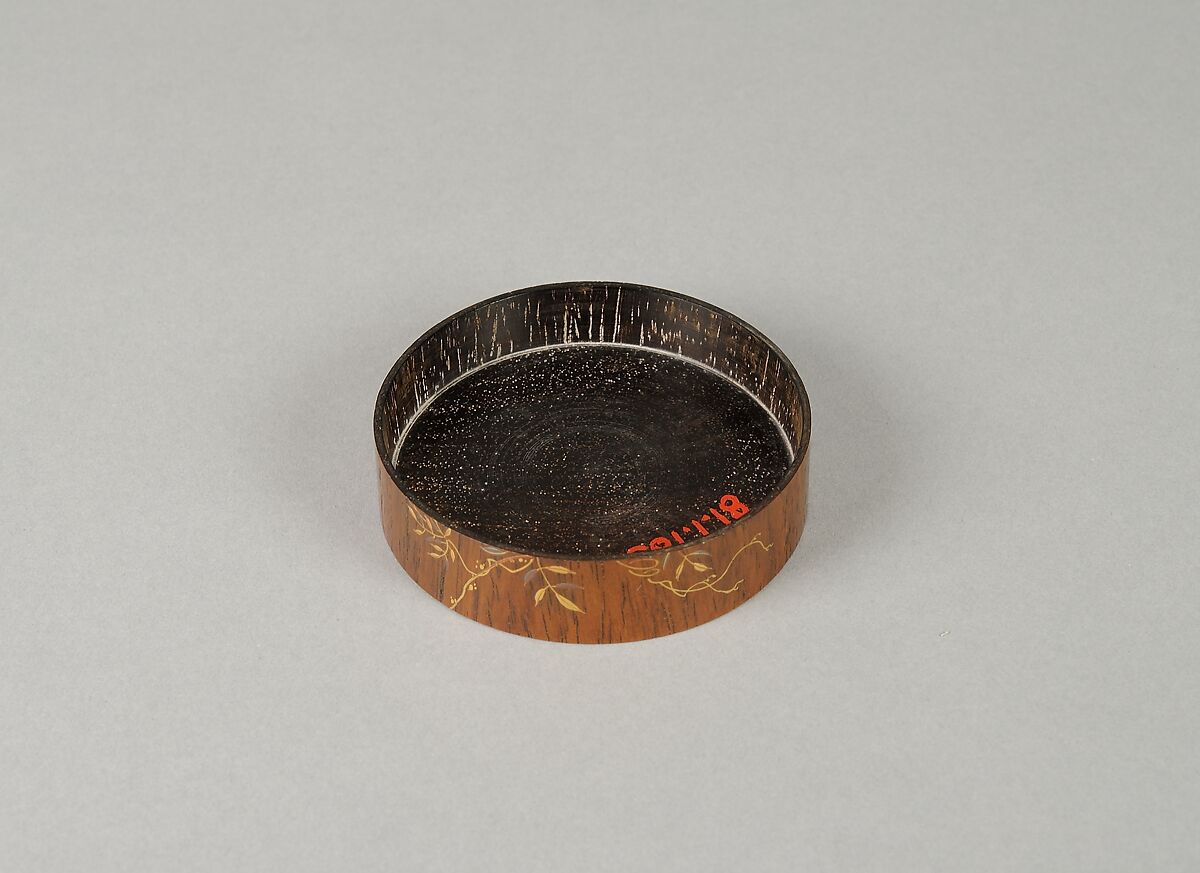 Tea Caddy, Lacquer on wood, Japan