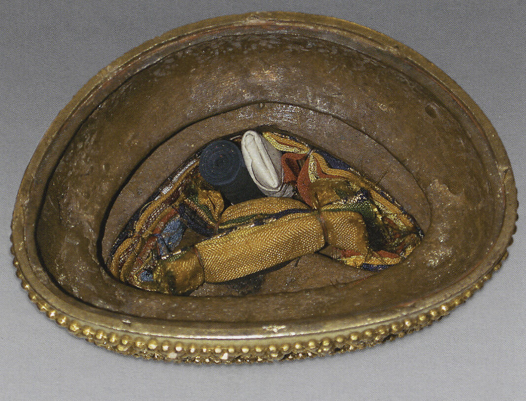 Bodhisattva Manjushri, Gilt copper alloy, China