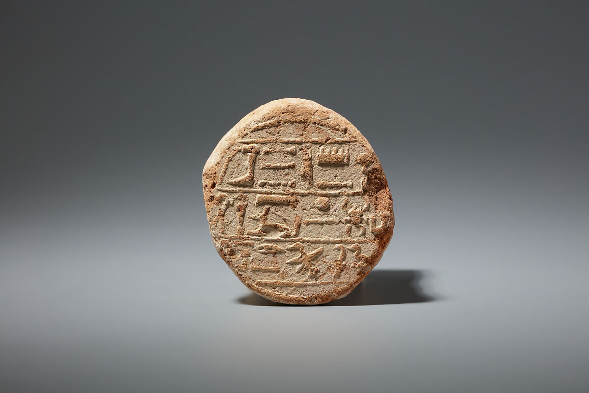 Funerary Cone the Wab-Priest Aakheperkareseneb, Pottery 