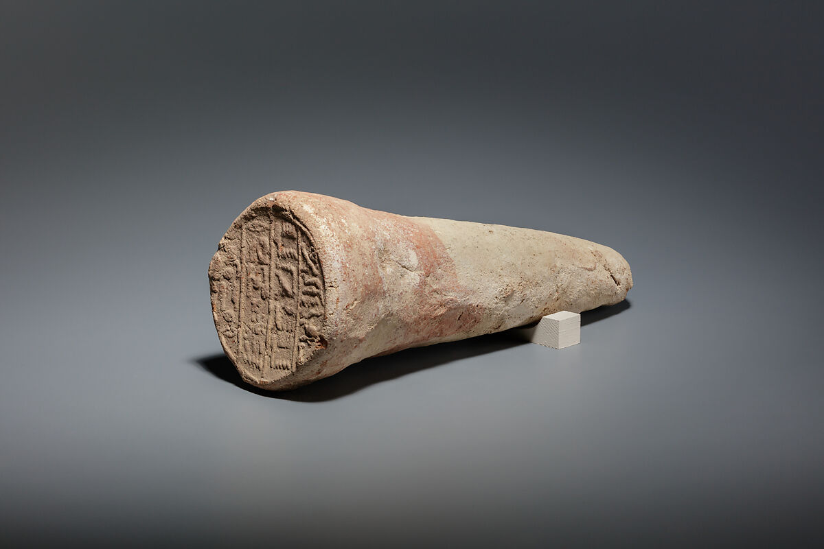 Funerary Cone of the Scribe Amenemopet, Pottery