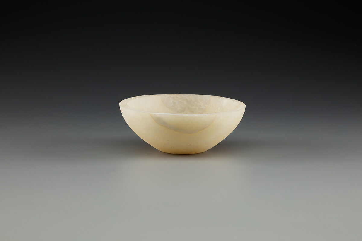Small bowl, Travertine (Egyptian alabaster)