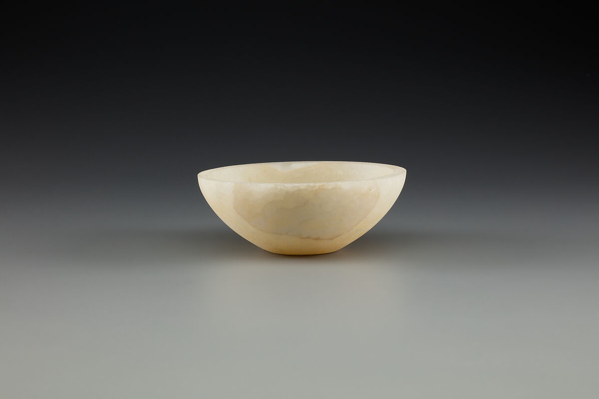 Small bowl, Travertine (Egyptian alabaster)