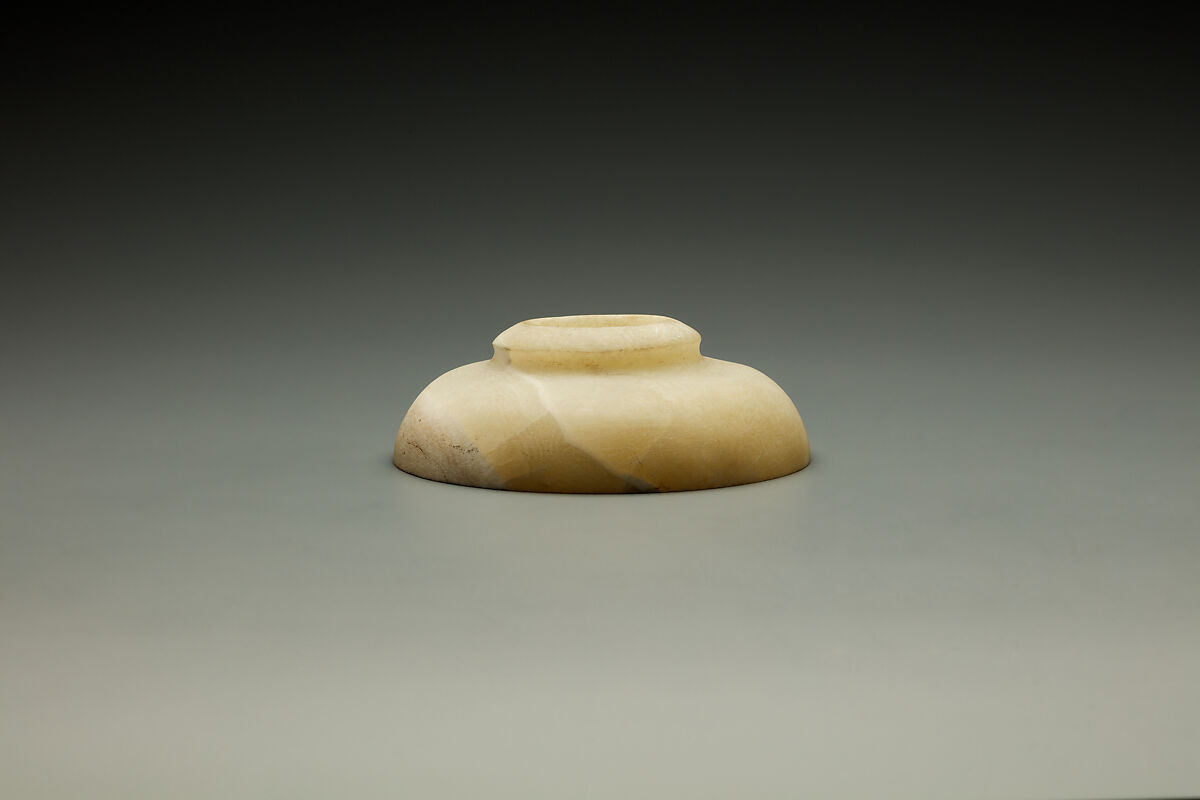 Small bowl, Travertine (Egyptian alabaster)